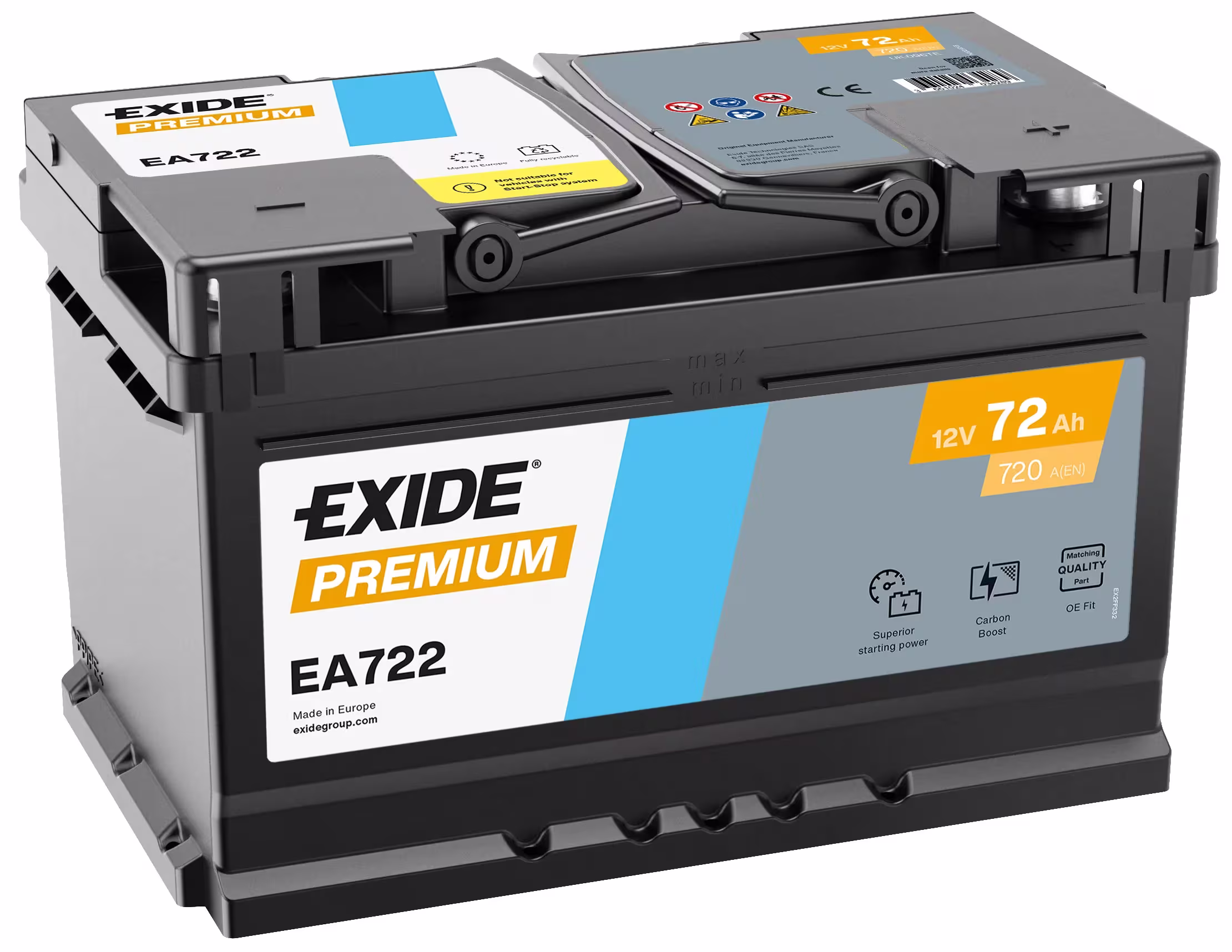 EXIDE_Starterbatterie Starterbatterien,Batterien