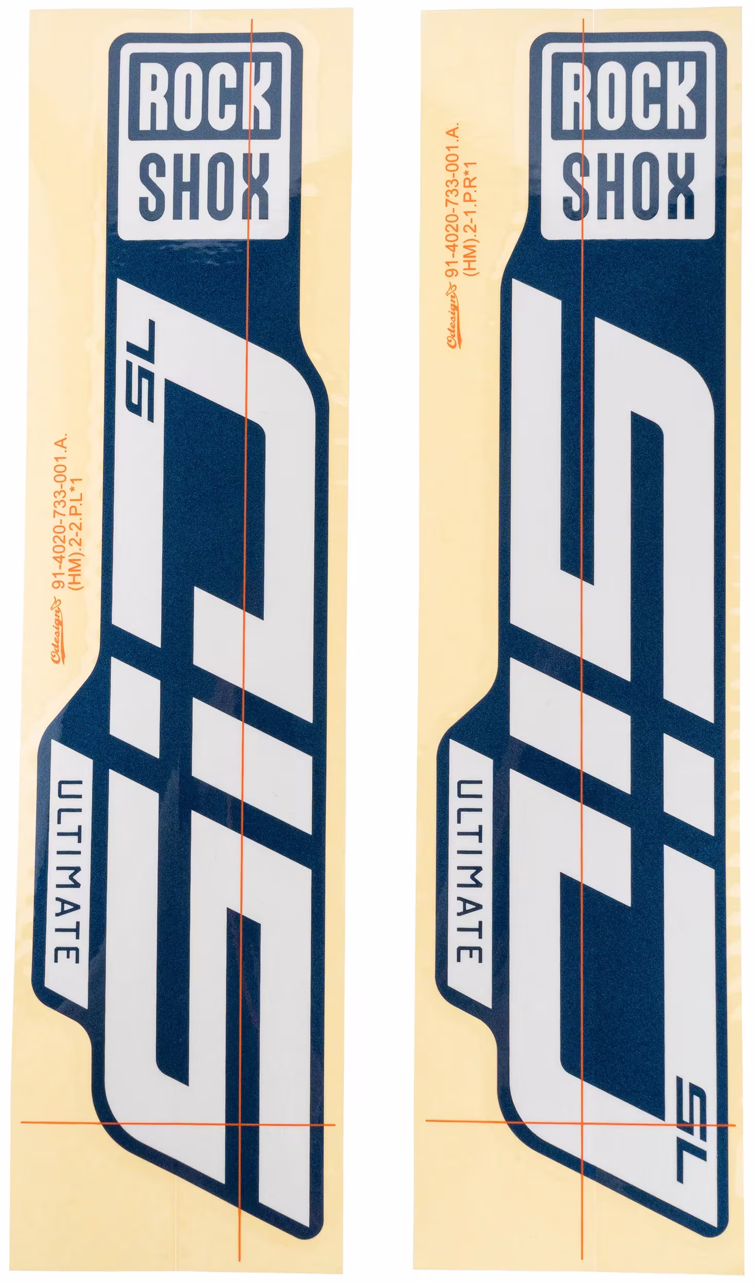 ROCKSHOX_Dekor Set Federgabel - Ersatz