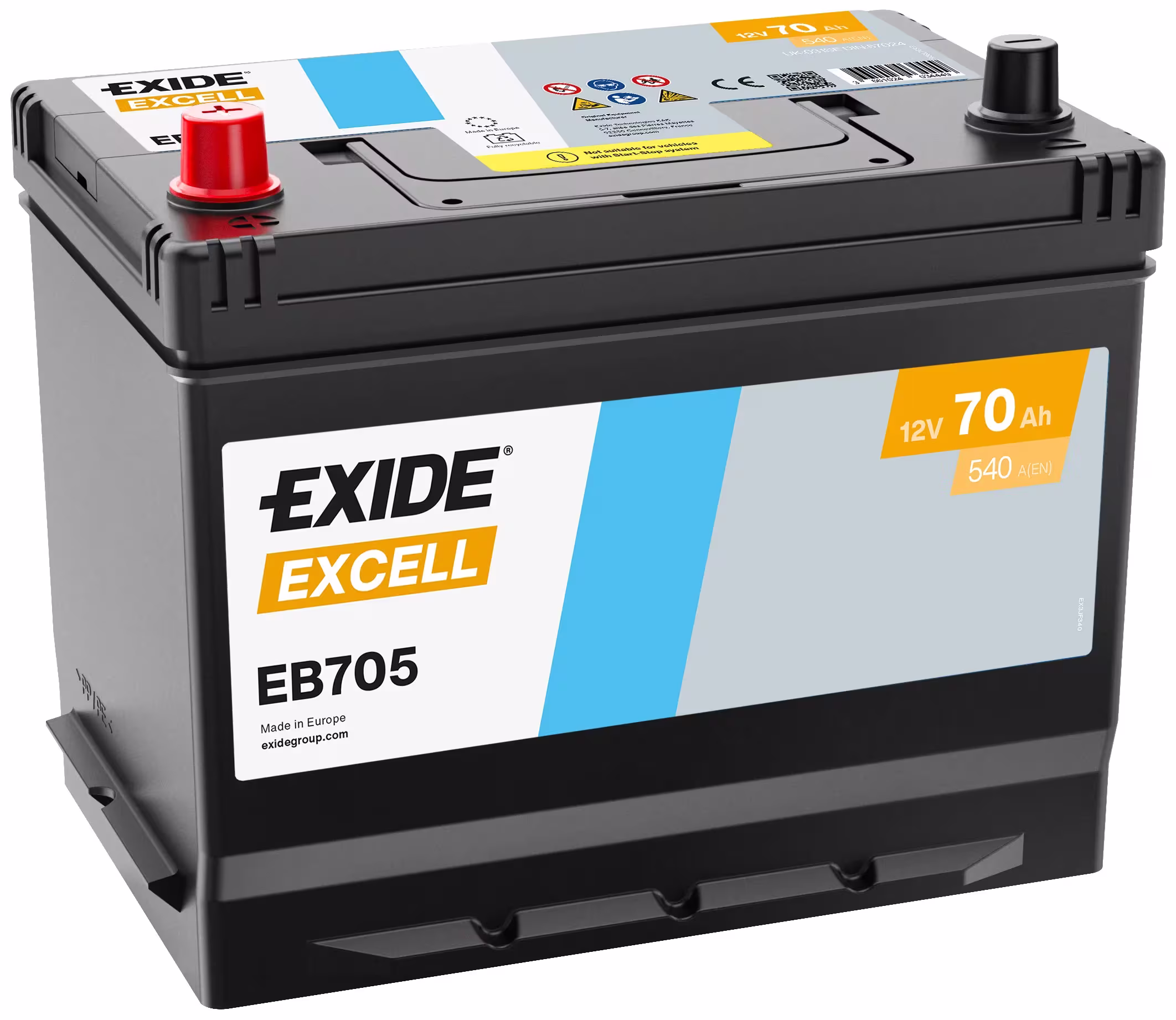 EXIDE_Starterbatterie Starterbatterien,Batterien