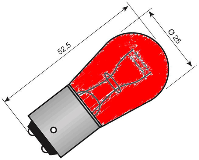 _Brems- und Schlusslichtlampe Birnen,Lampen,Glühlampen