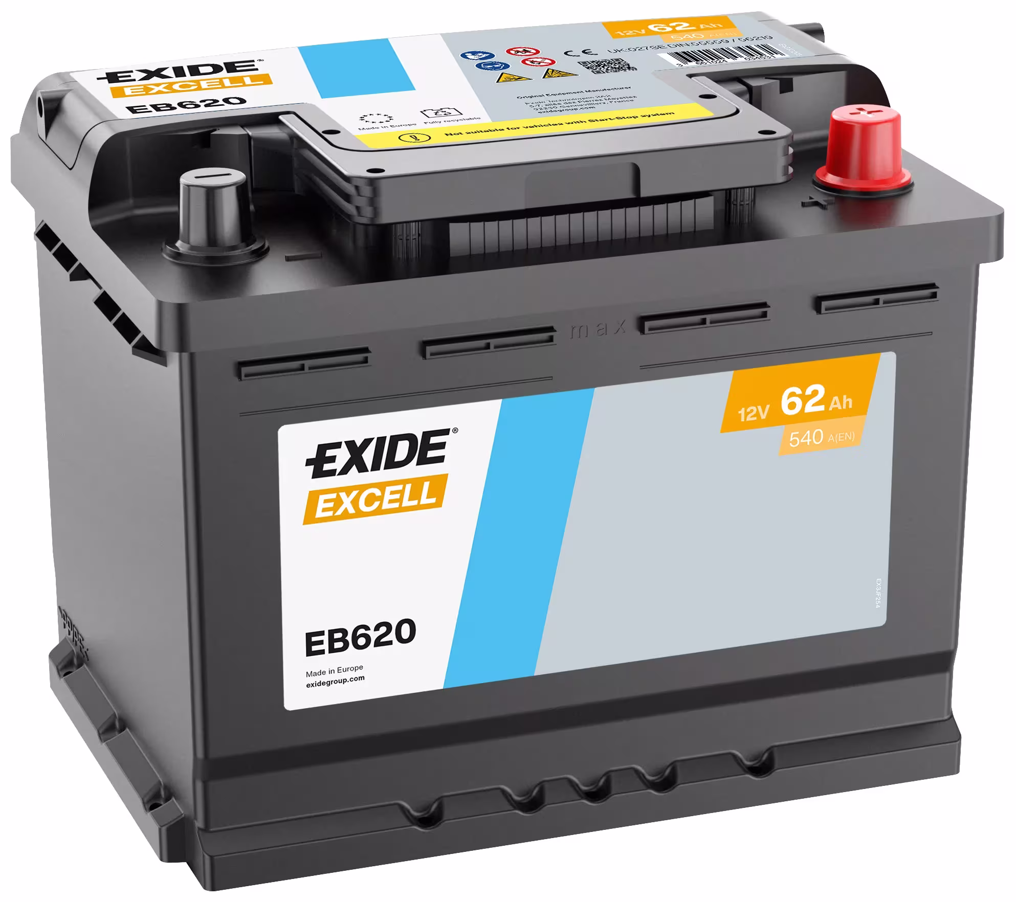 EXIDE_Starterbatterie Starterbatterien,Batterien