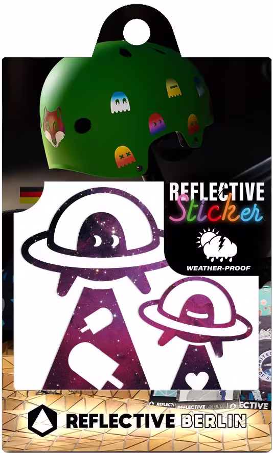 REFLECTIVE BERLIN_Reflexaufkleber Aufkleber,Sicherheitszubehör