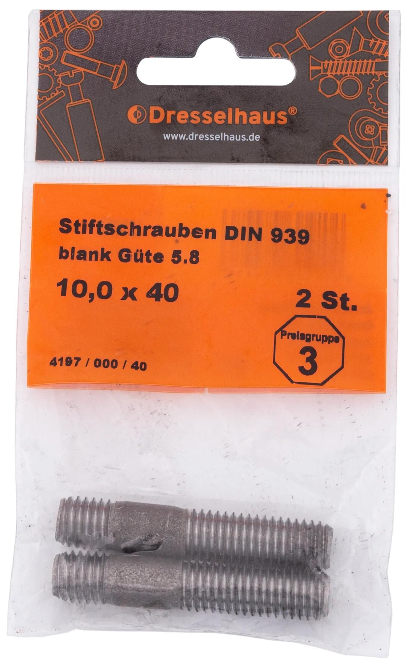 Dresselhaus Stiftschrauben