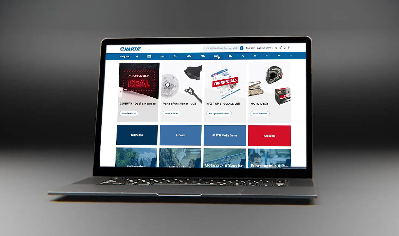 Artikel suchen und finden mit der Navigation
