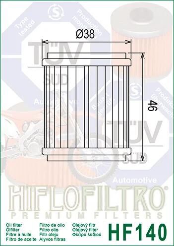 HIFLOFILTRO Ölfilter,Filter