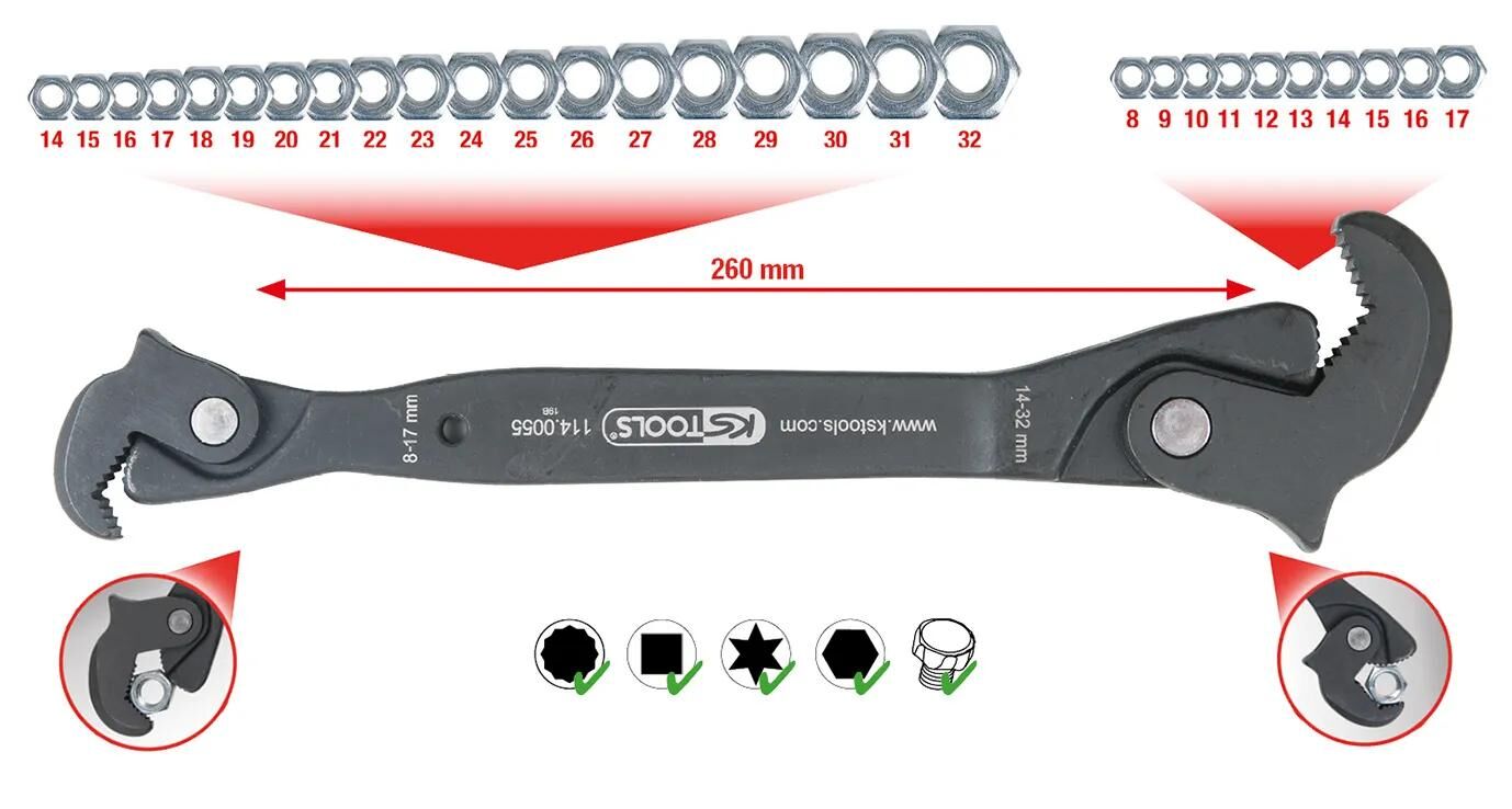 KS TOOLS_Schraubenschlüssel Schraubenschlüssel