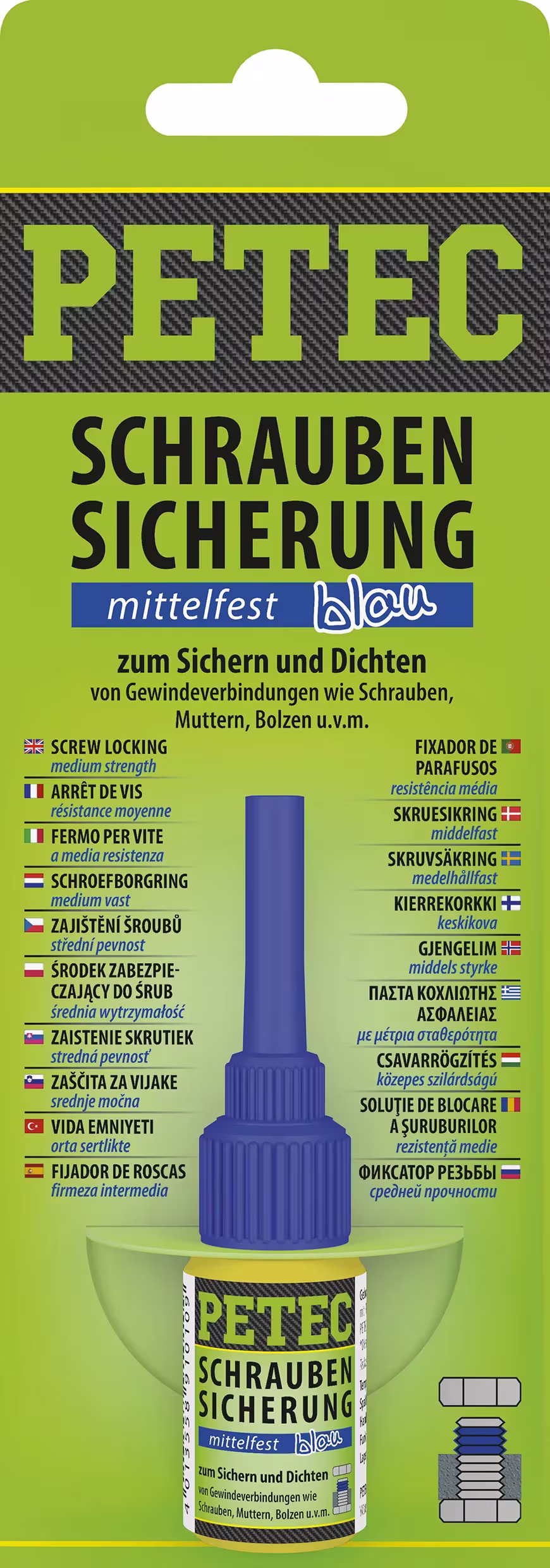 PETEC_Schraubensicherung Schraubensicherungen