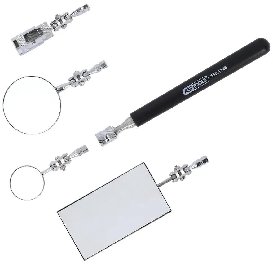 KS TOOLS_Inspektionsspiegelsatz Teleskopspiegel