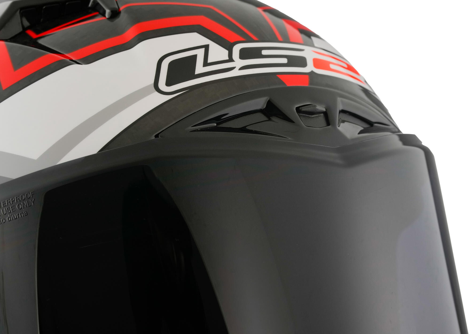 LS2 integraalhelm ff805 thunder carbon gp aero flash helmet ff805 th.ca.gp aero flash m bl./col. afbeelding