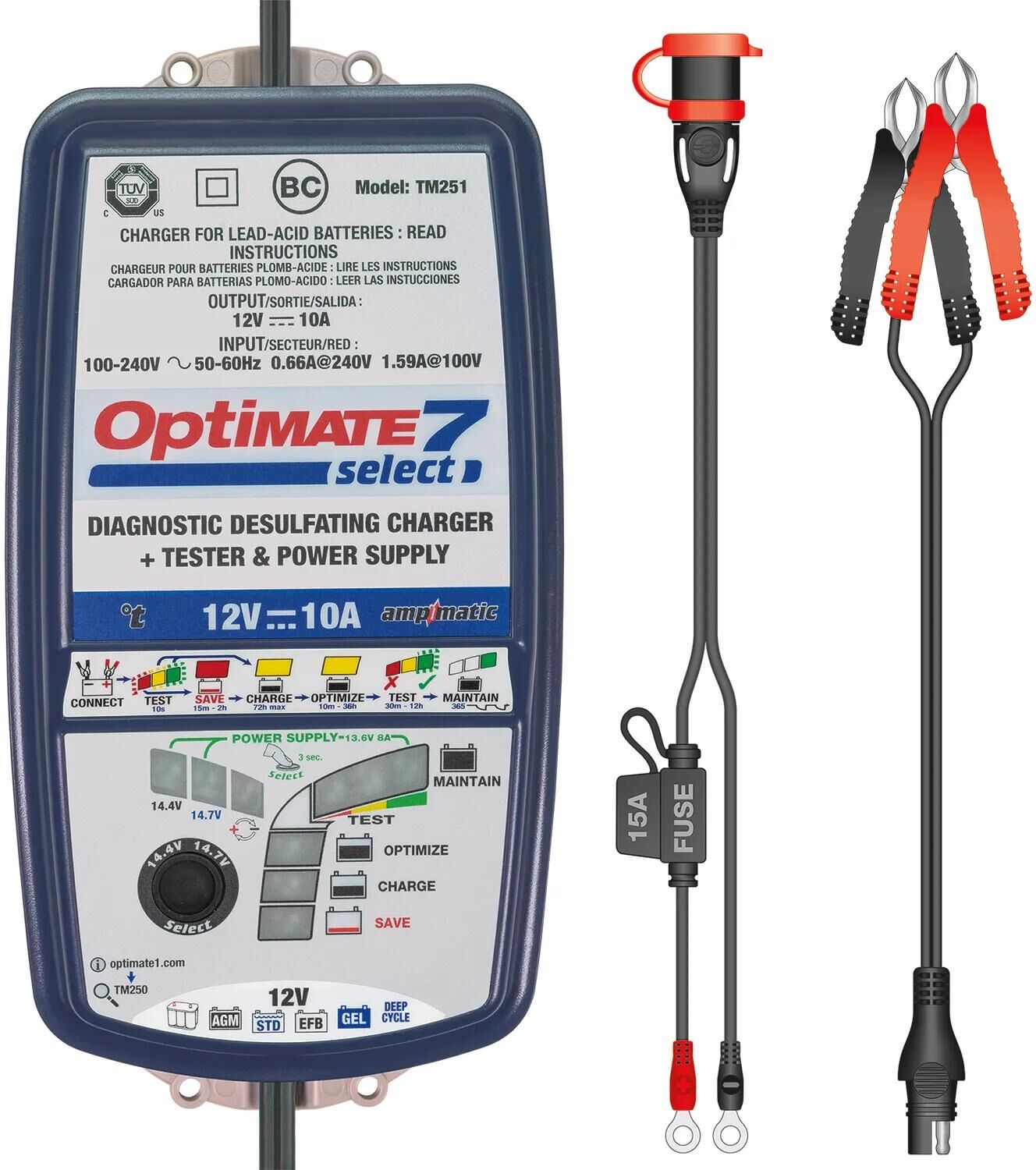 tecMATE_Batterieladegerät Batterieladegeräte
