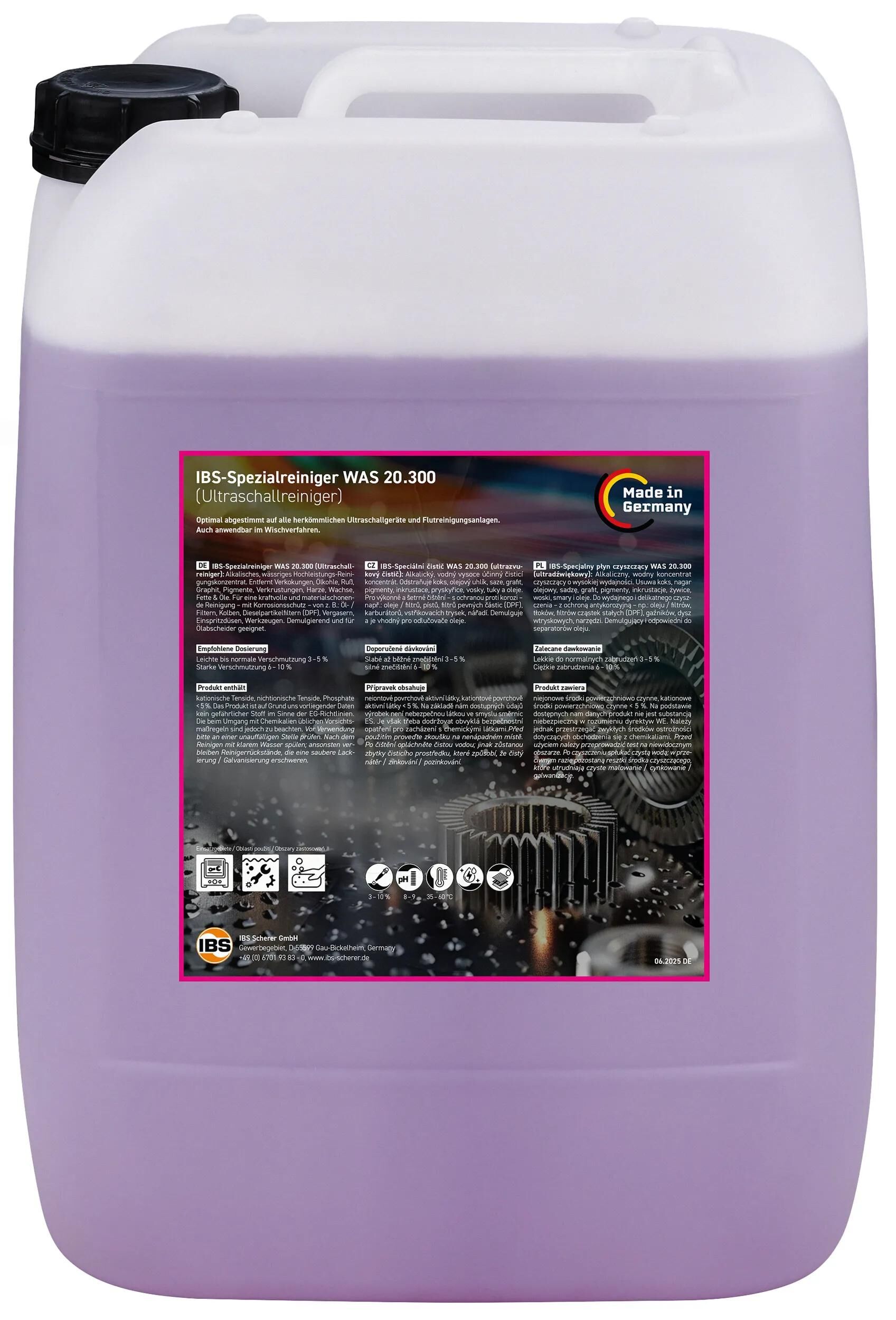 IBS Reinigungskonzentrat "WAS 20.300" Reinigungsmittel