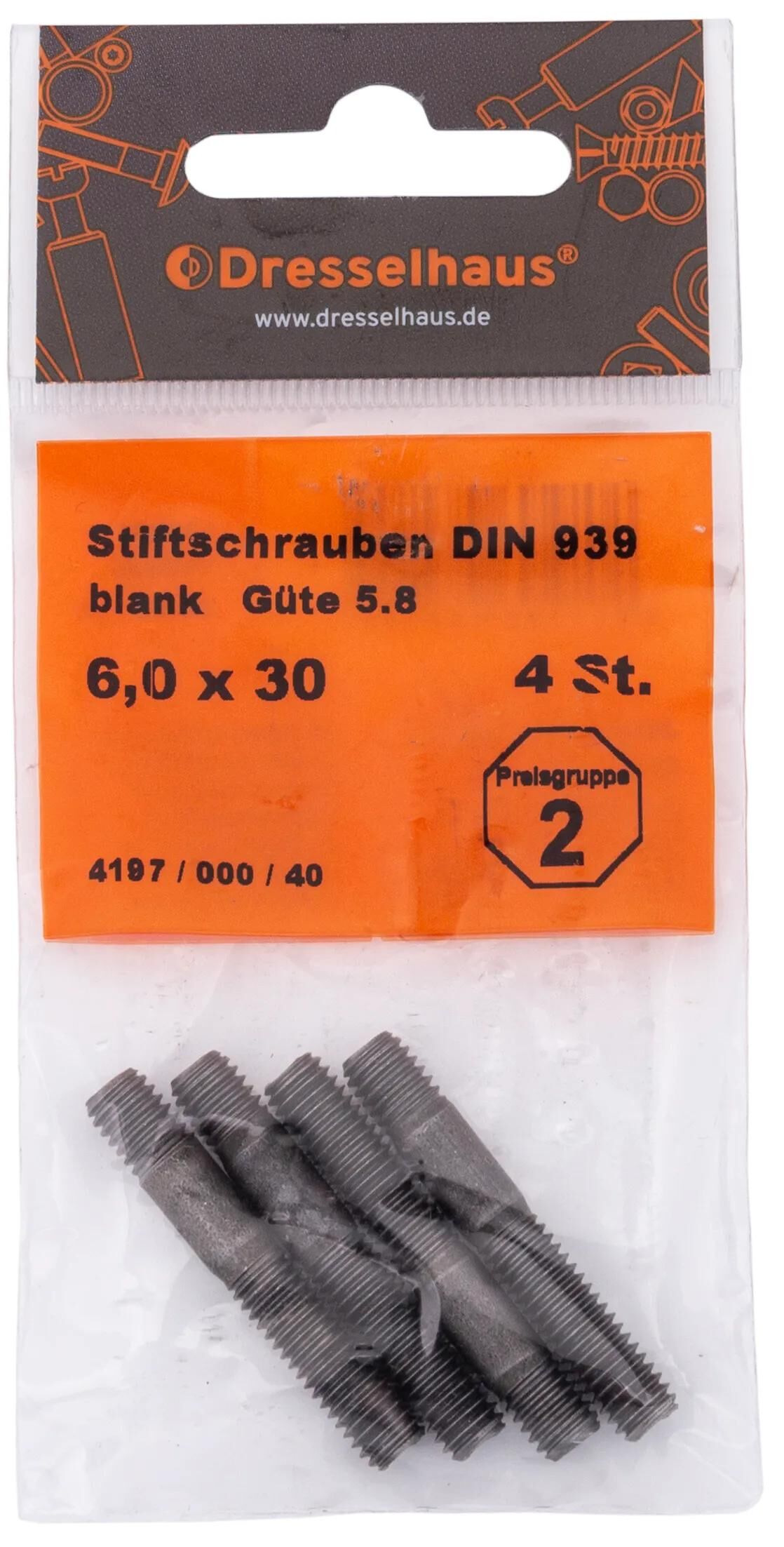 Dresselhaus Stiftschrauben