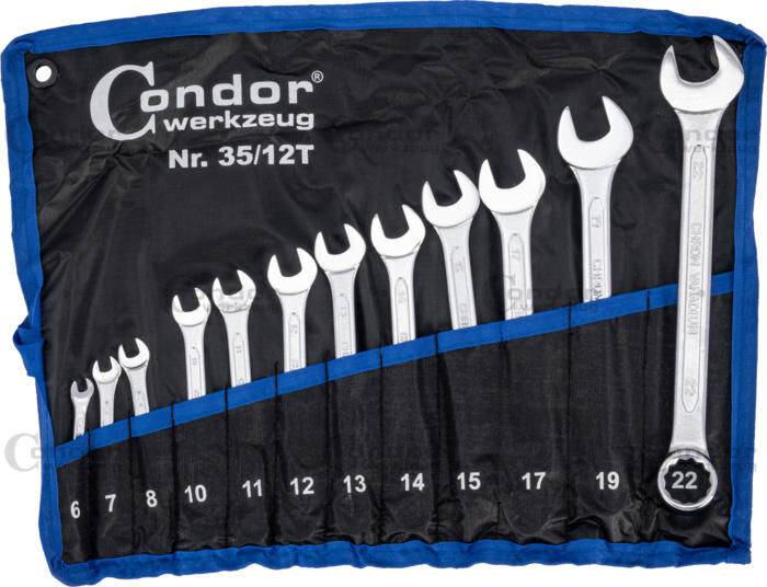 Condor Ring-steeksleutel set "35" Gabel-Ring-Schlüssel