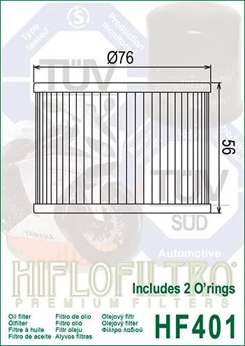 HIFLOFILTRO Ölfilter,Filter