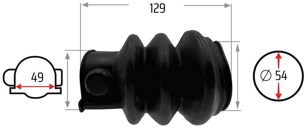 NB PARTS_Faltenbalg Anhängerzubehör