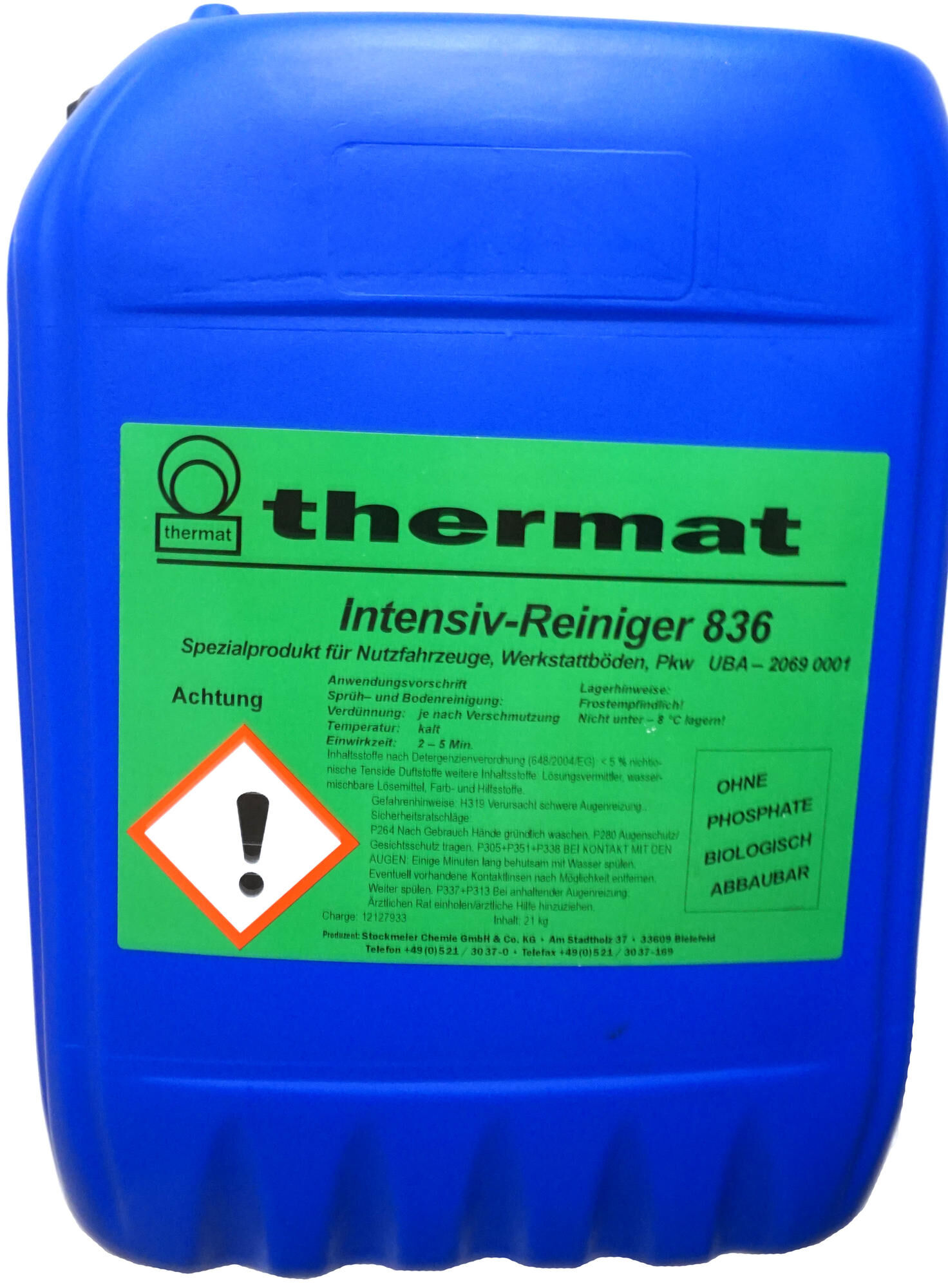THERMAT industrirengøringsmiddel "836" Bodenreiniger,Reinigungsmittel