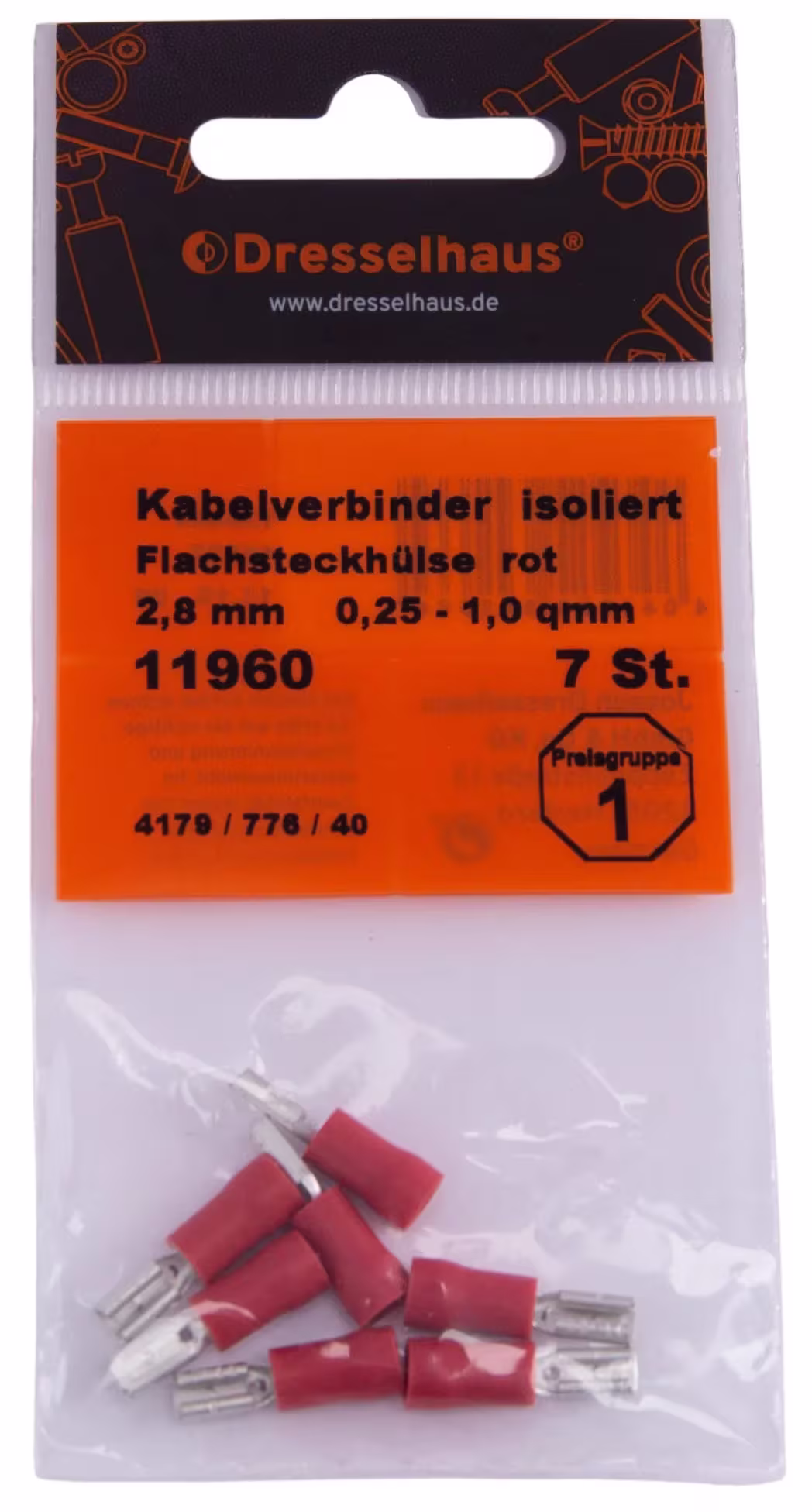 Flachsteckhülsen