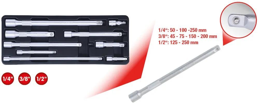 KS TOOLS_Verlängerungssatz Steckschlüssel,Werkzeuge
