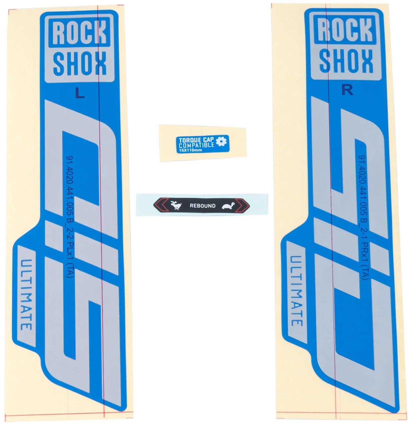 ROCKSHOX_Dekor Set Dekore,Aufkleber