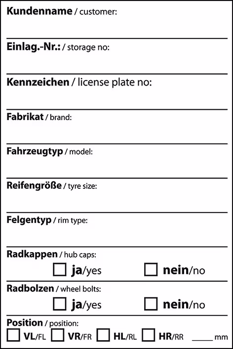 Reifenkennzeichnung