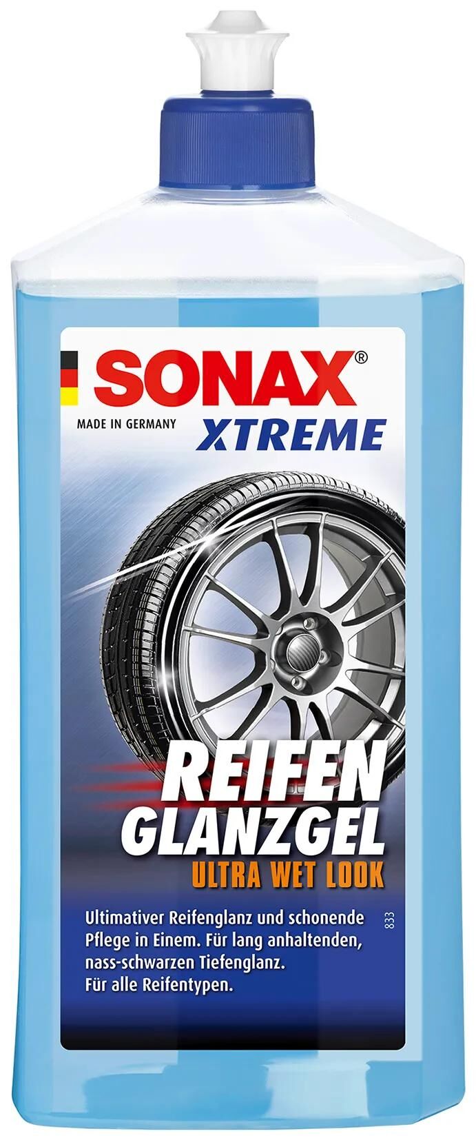 SONAX reifenglanz "xtreme ultra wet look" xtreme tire shine gel 500 ml afbeelding