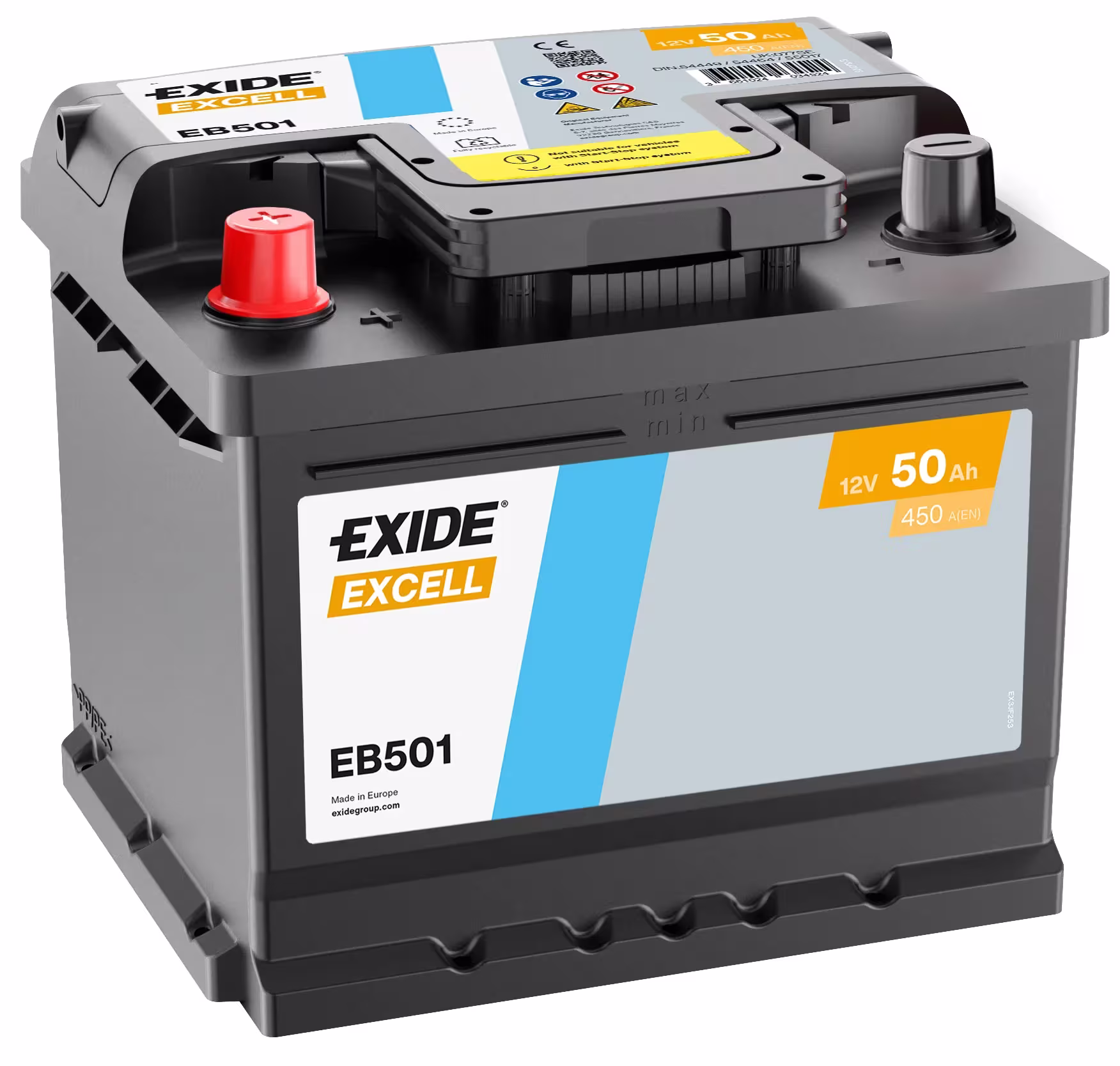 EXIDE_Starterbatterie Starterbatterien,Batterien