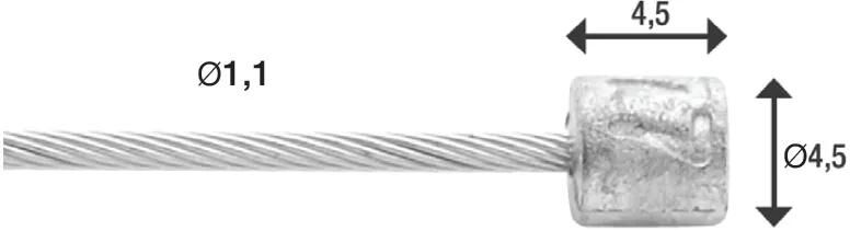 ELVEDES_Schaltzug Innenschaltzüge,Schaltzüge