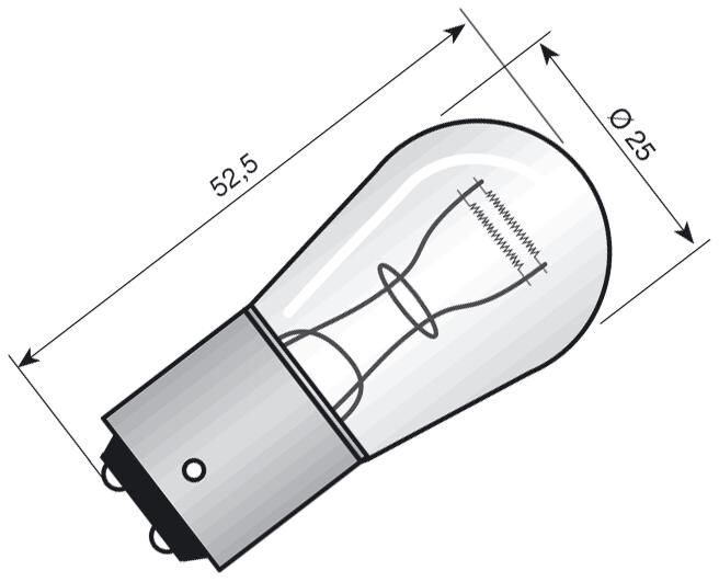_Brems- und Schlusslichtlampe Birnen,Lampen,Glühlampen
