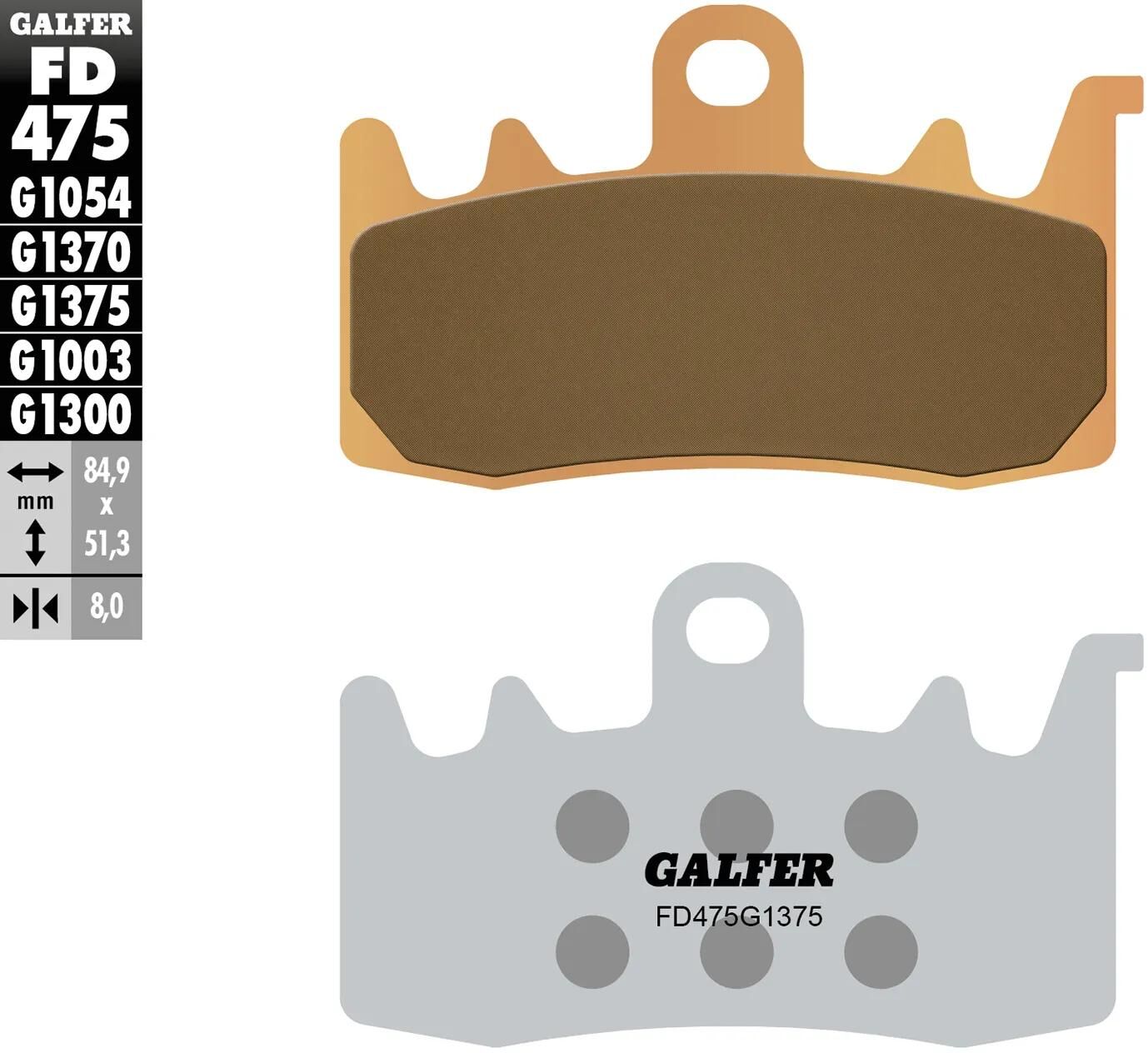 GALFER_Bremsbelag Bremsbeläge