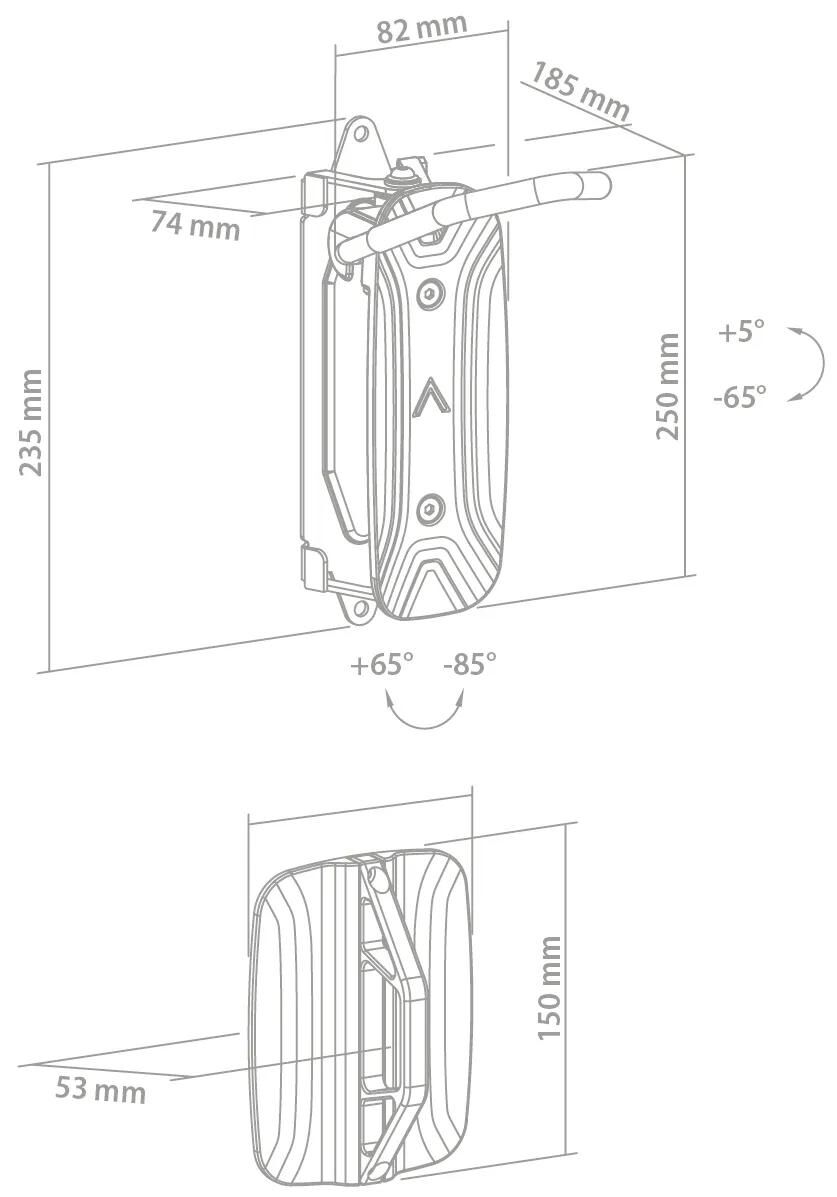 CONTEC_Wandpräsenter Fahrrad-Wandhalter,Fahrradhalter
