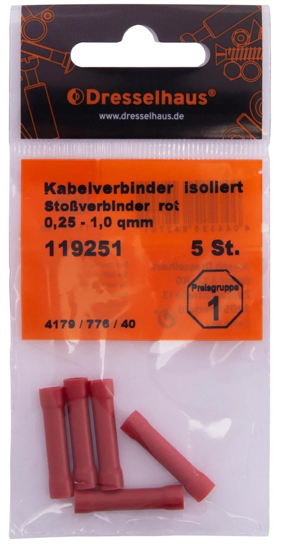 Dresselhaus_Stoßverbinder Quetschverbinder,Stoßverbinder