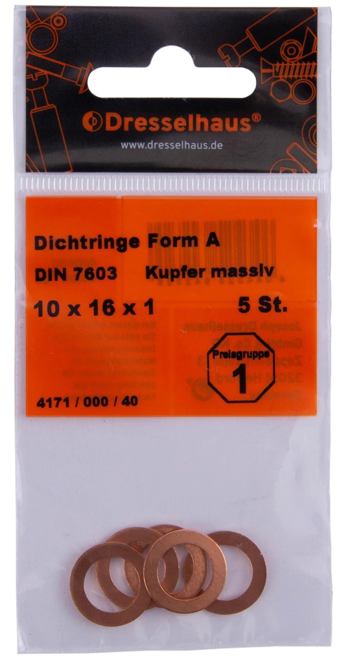 _Dichtring Kupferringe