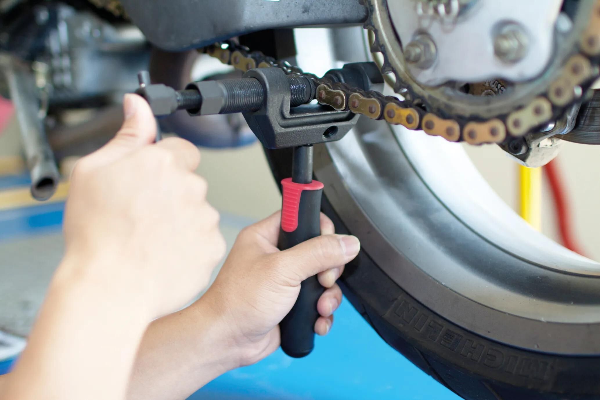 Bikeservice_Kettentrenn- und Nietwerkzeugsatz Kettennietzangen,Werkzeuge