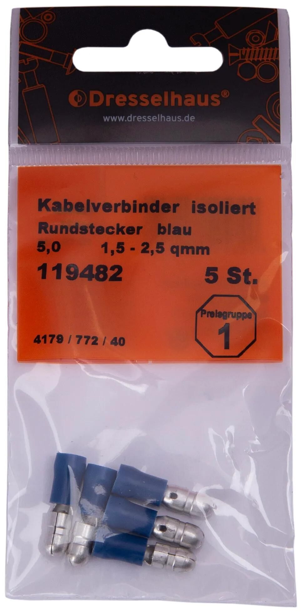 _Rundstecker Kabelschuhe u. Stecker,Rundstecker