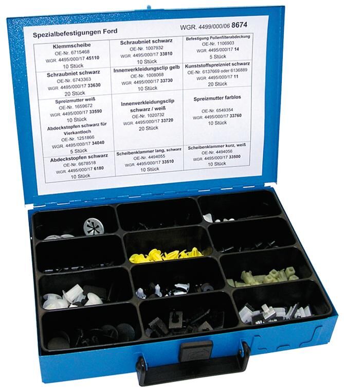 _Spezialbefestigungssortiment Befestigungsteile