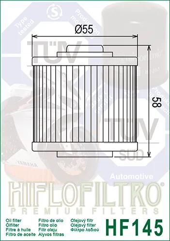 HIFLOFILTRO Ölfilter,Filter