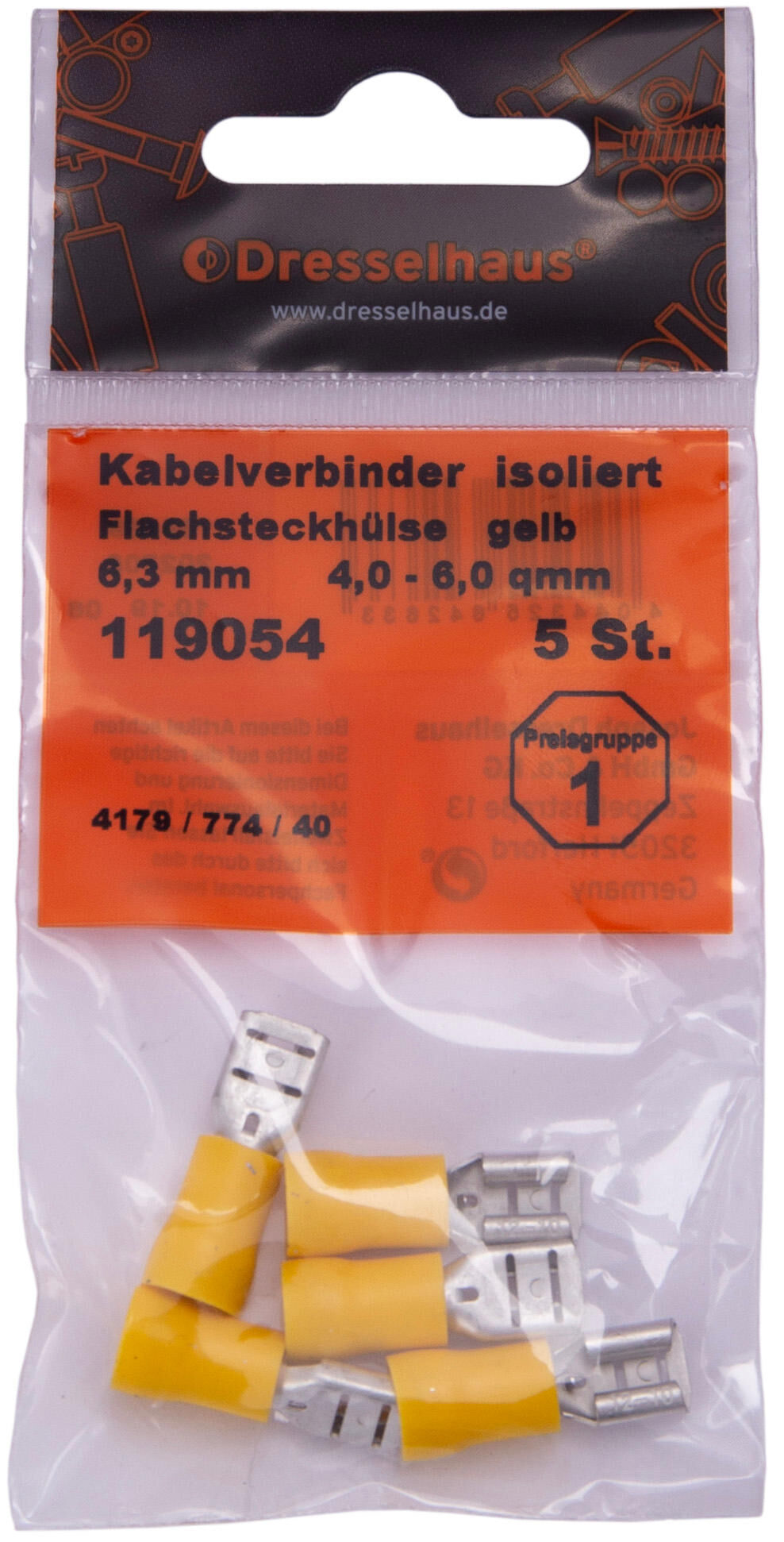 _Flachsteckhülse Flachsteckhülsen